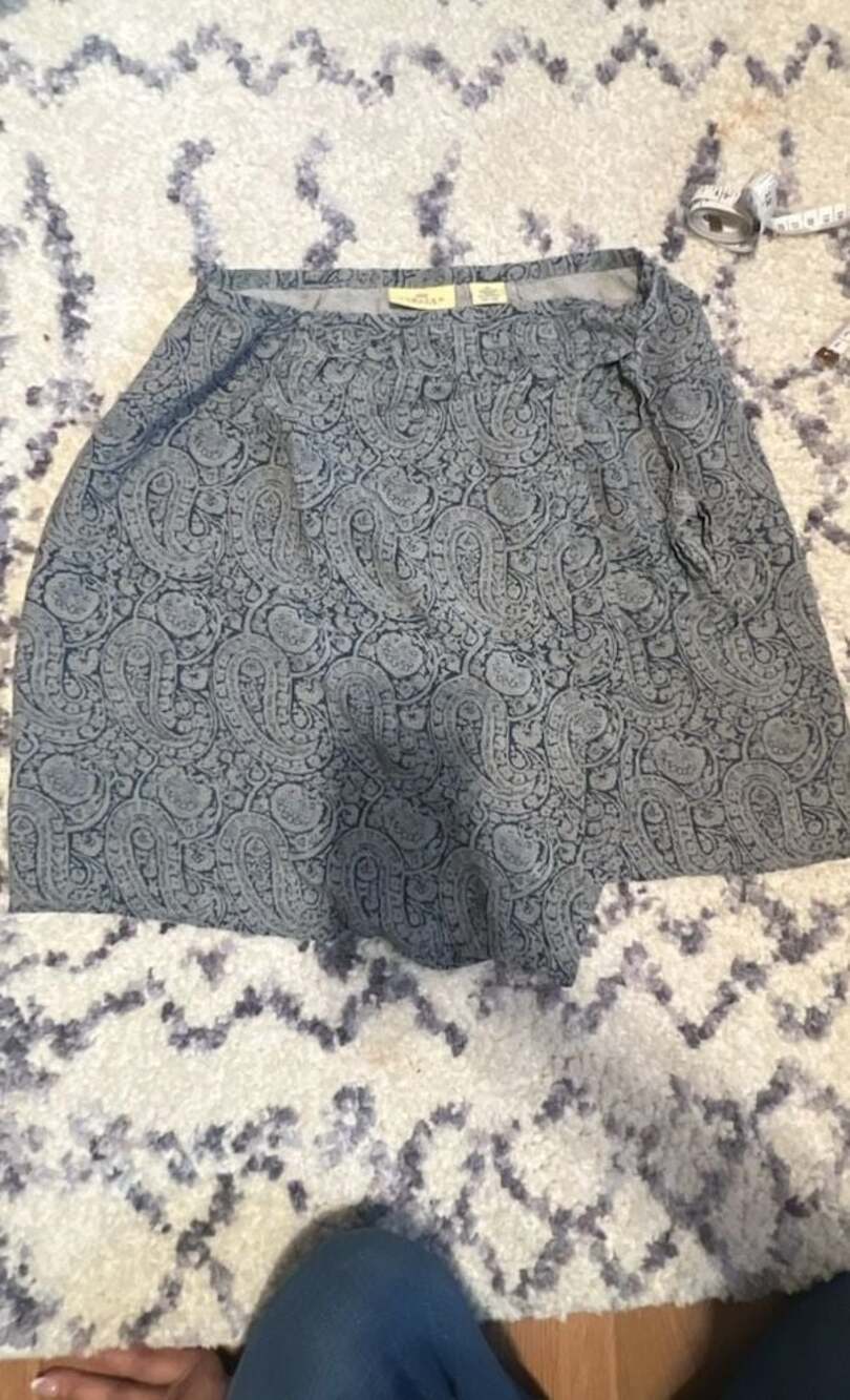 Limited America 100% Silk Paisley Print Wrap Shorts